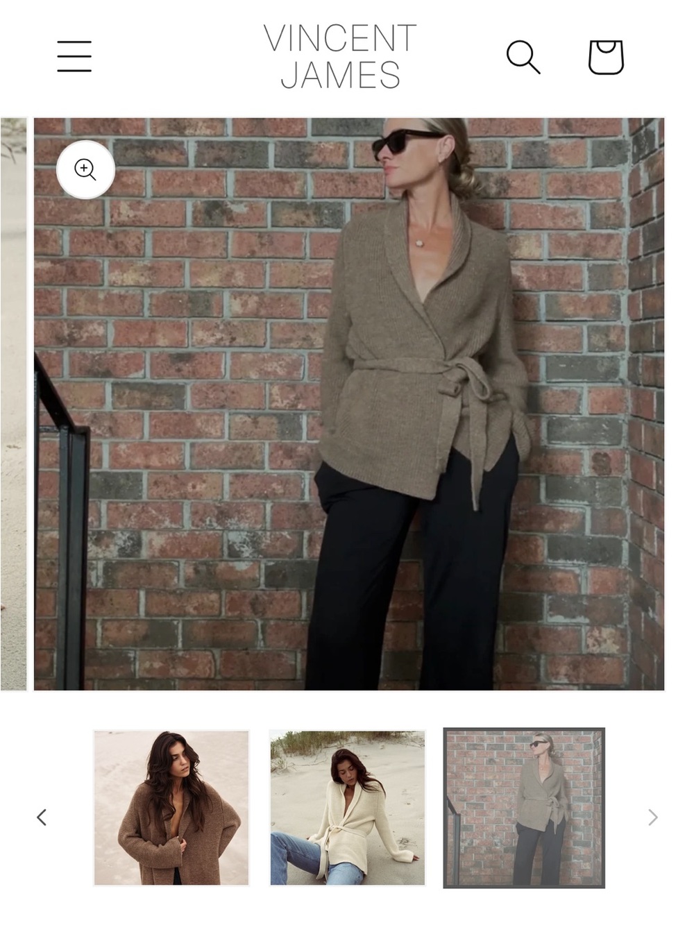 Vincent James Webster Regenerative Cardigan